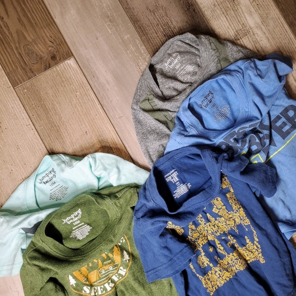 jumping beans baby boy casual shirt bundle 5pc sz 18m - Picture 3 of 11